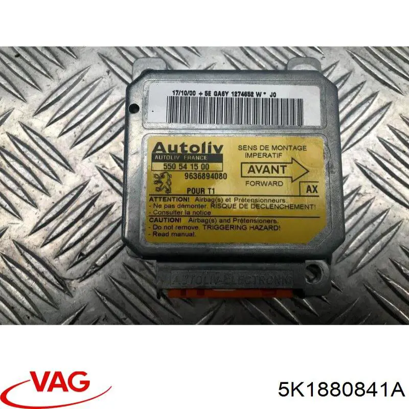 Модуль-процесор керування подушки безпеки VAG 5K1880841A ціна, від 14.11 USD