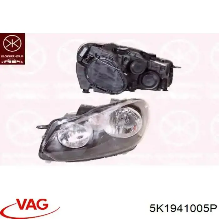 Фари VAG 5K1941005P ціна, від 125.19 USD