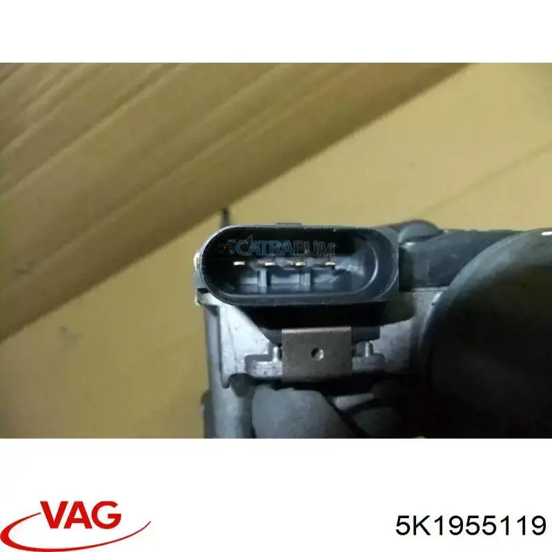 Двигун склоочисника лобового скла (трапеції) 5K1955119 VAG