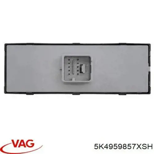5K4959857XSH VAG кнопковий блок керування склопідіймачами передній лівий