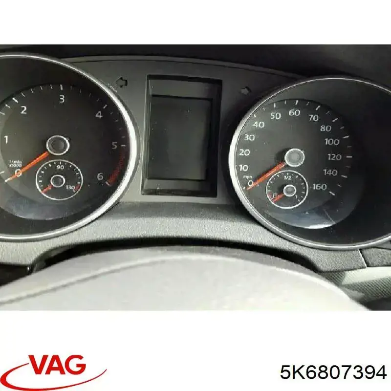 Направляюча заднього бампера, права 5K6807394 VAG