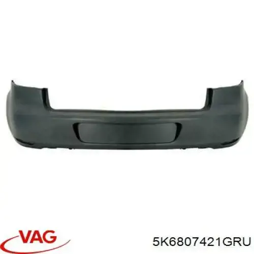 Кожух бампера заднього VAG 5K6807421GRU ціна, від 52.16 USD