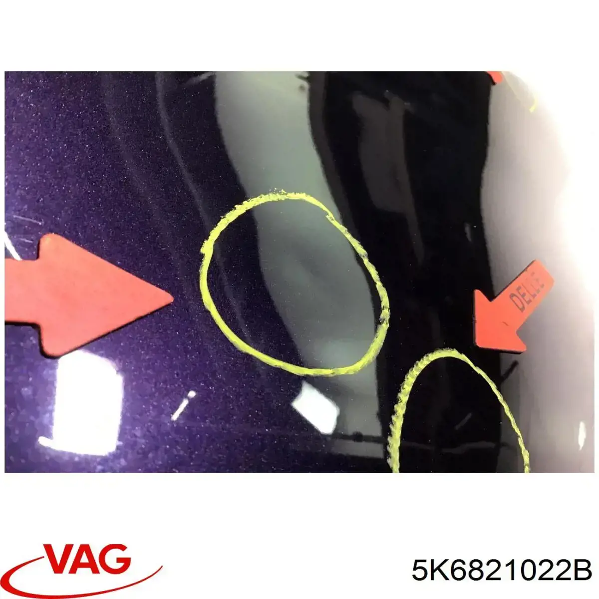 Крило переднє праве VAG 5K6821022B ціна, від 39.90 USD