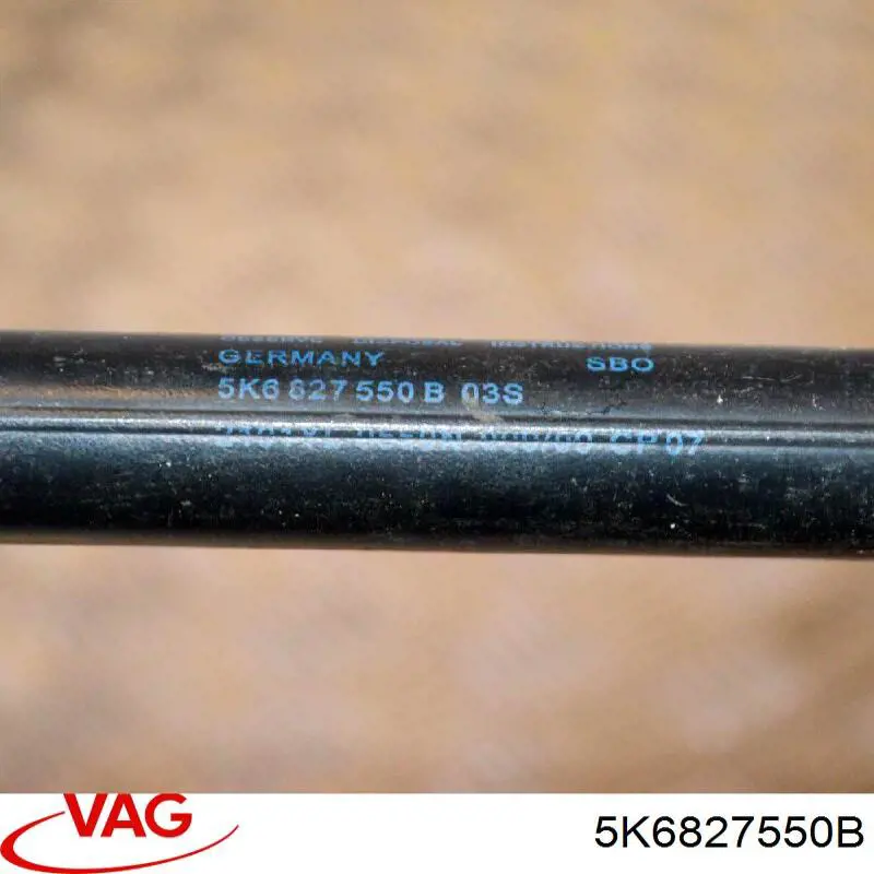 Купити 5K6827550B VAG Амортизатор двері багажника