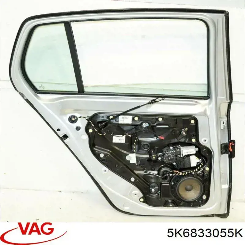  Двері задні, ліві Volkswagen Golf 6