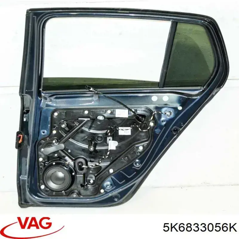 Двері задні, праві Volkswagen Golf 6 (5K1) (Фольцваген Гольф)