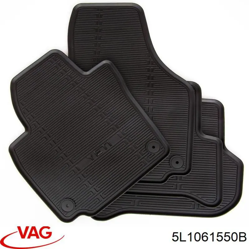 Комплект килимків VAG 5L1061550B ціна, від 46.11 USD