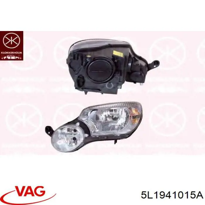 5L1941015A VAG Фара дальнього світла в зборі