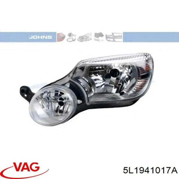 Купити 20C348052B VAG Основна фара в зборі ліва