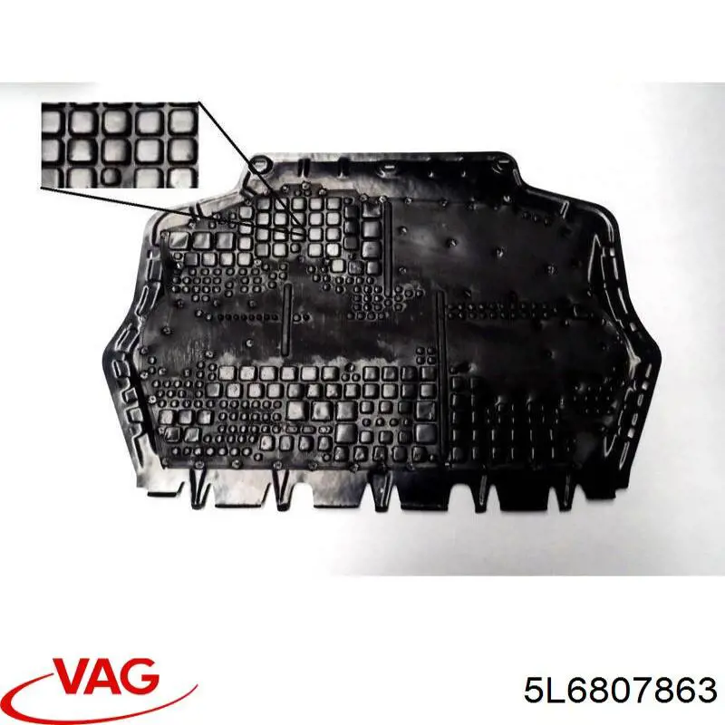 Купити 5L6807863 VAG Кріплення бамера ліве