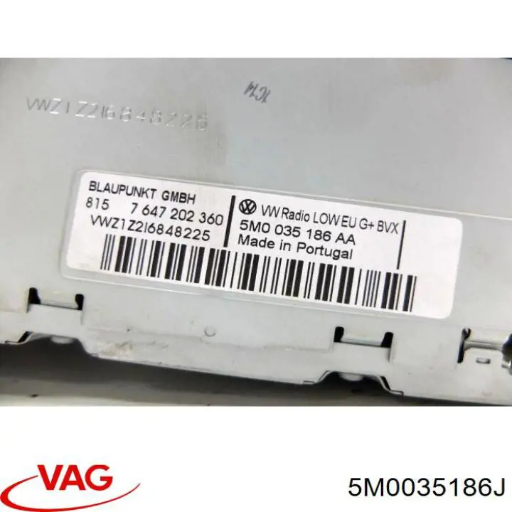 Автомагнітола VAG 5M0035186J
