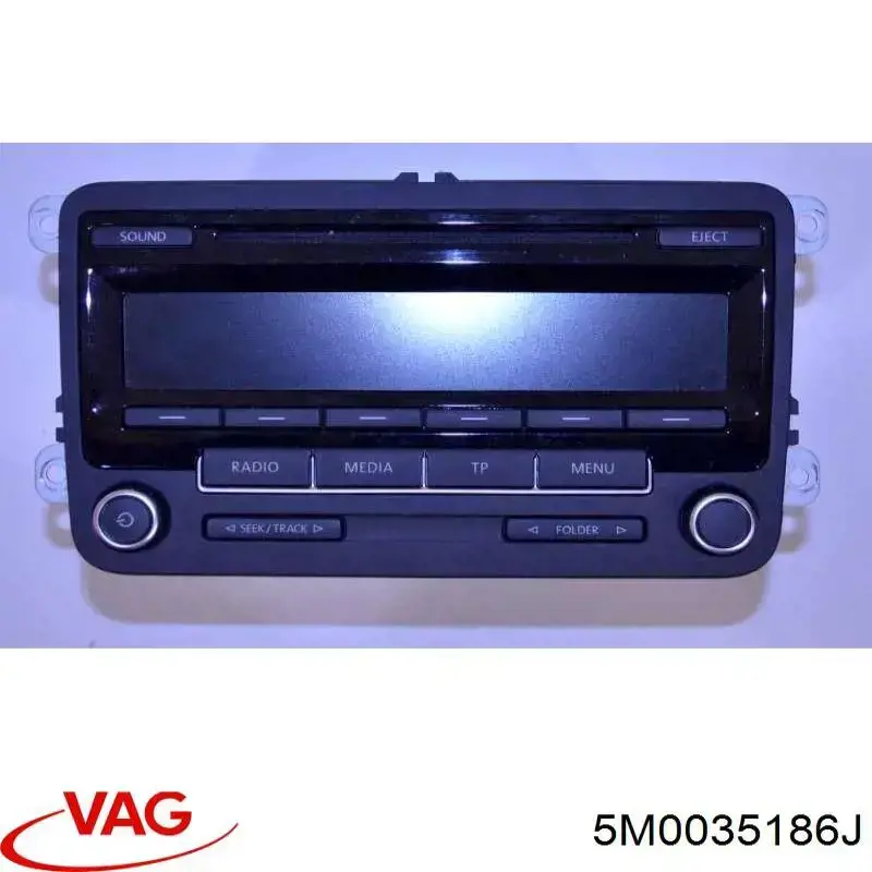 Магнітола (радіо AM/FM) VAG 5M0035186J ціна, від 51.92 USD