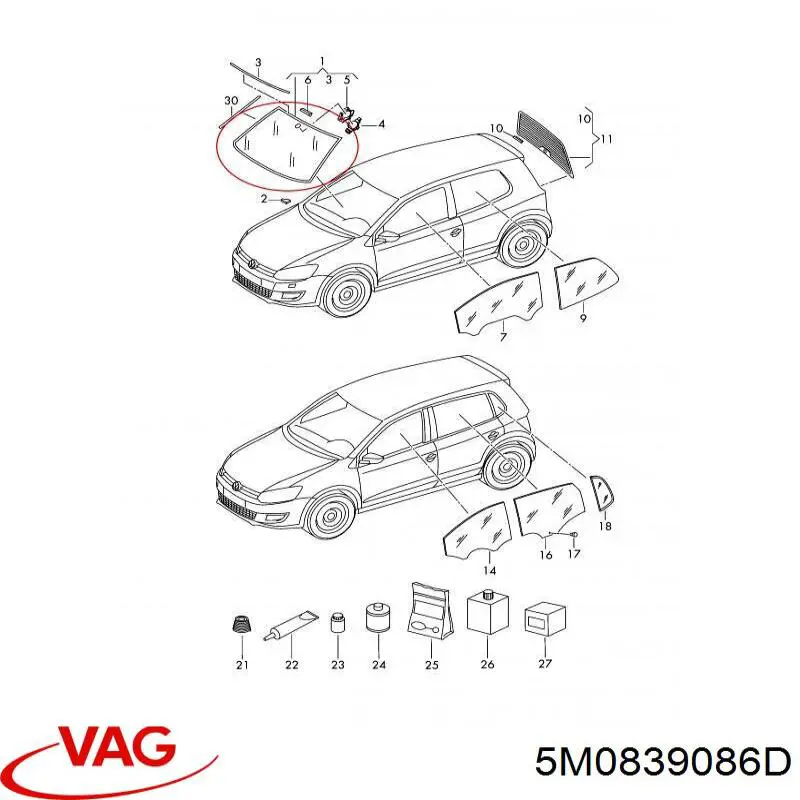  5M0839086D VAG