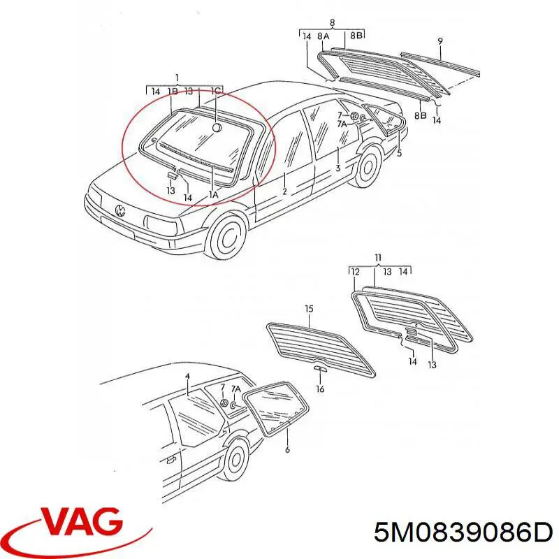 Купити 5M0839086D VAG 