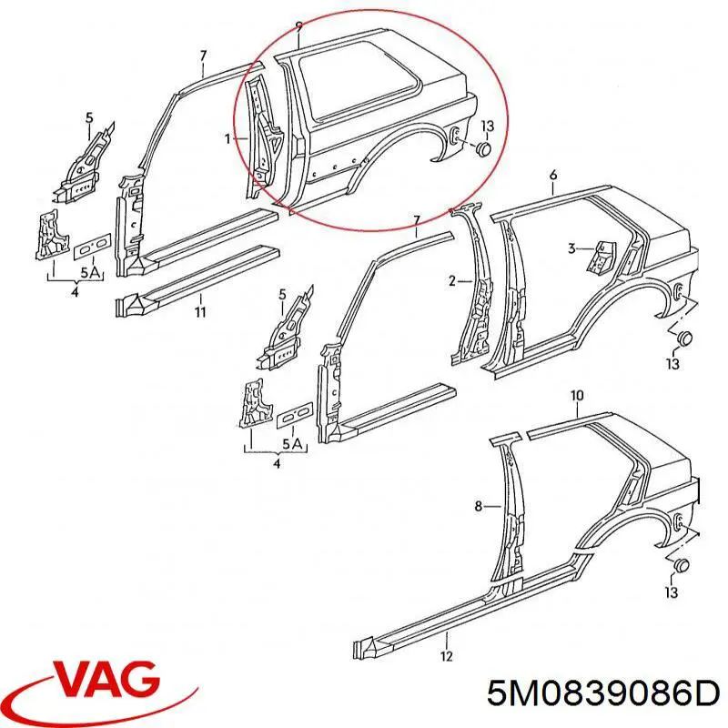 5M0839086D VAG 