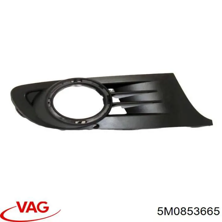 Решітка переднього бампера, ліва VAG 5M0853665 ціна, від 15.52 USD