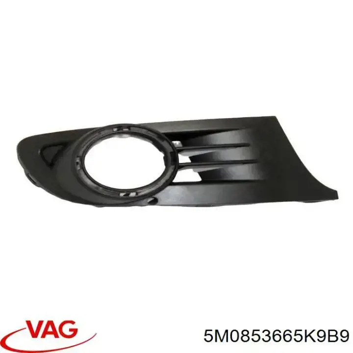Решітка переднього бампера, ліва VAG 5M0853665K9B9 ціна, від 87.62 USD