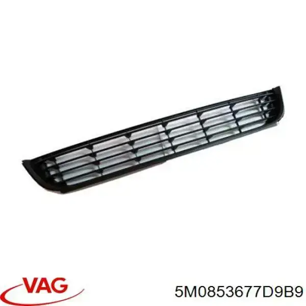 Решітка переднього бампера, центральна VAG 5M0853677D9B9 ціна, від 145.94 USD
