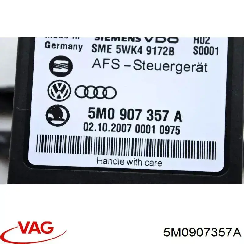 Модуль керування (ЕБК) адаптивного освітлення VAG 5M0907357A ціна, від 12.67 USD