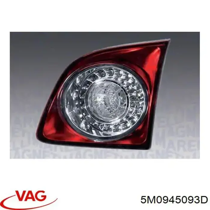 5M0945093D VAG Задня ліва внутрішня фара