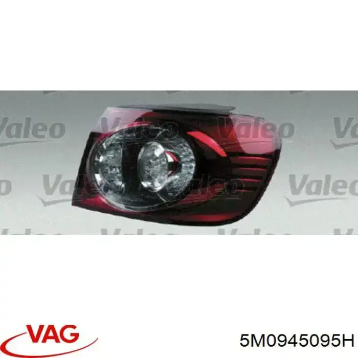 Ліхтар задній лівий, зовнішній 5M0945095H VAG