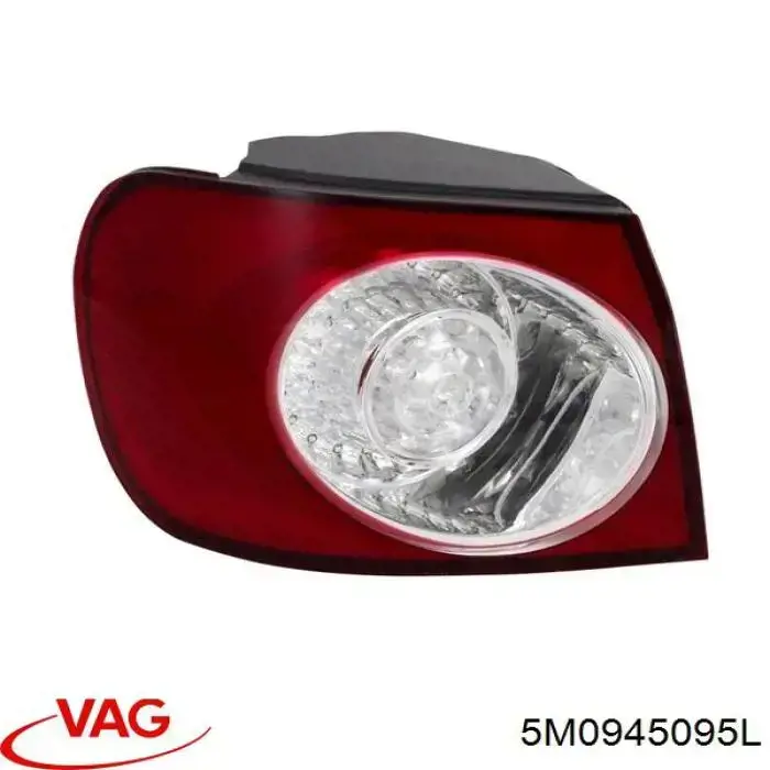 Задня ліва зовнішня фара VAG 5M0945095L ціна, від 90.78 USD