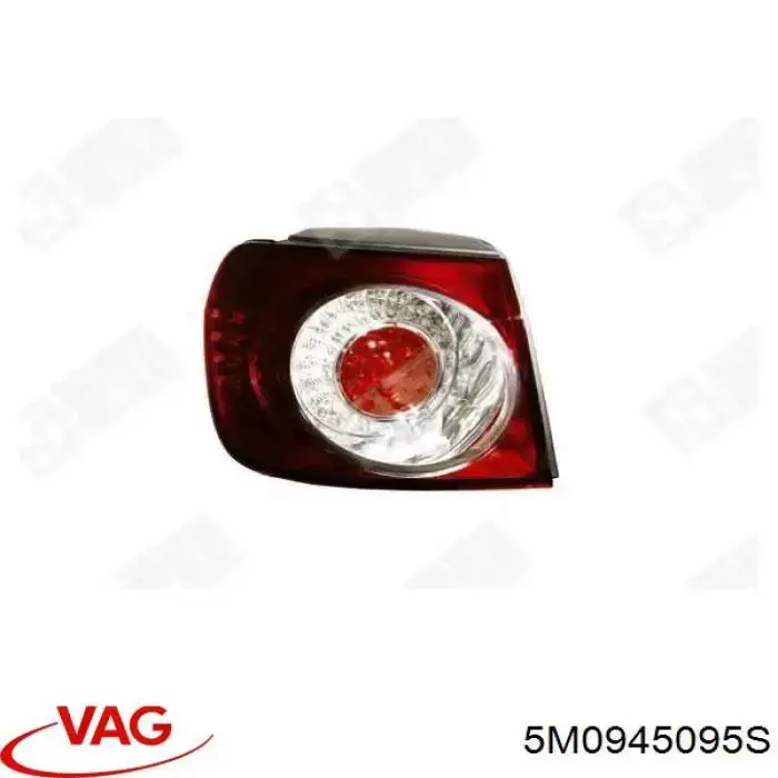 Ліхтар задній лівий, зовнішній 5M0945095S VAG