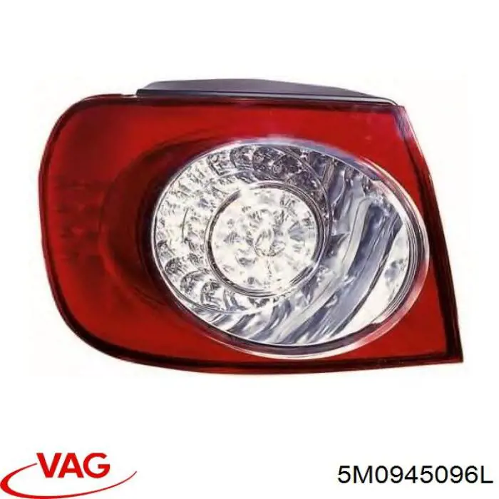Задній правий зовнішній ліхтар VAG 5M0945096L ціна, від 90.82 USD