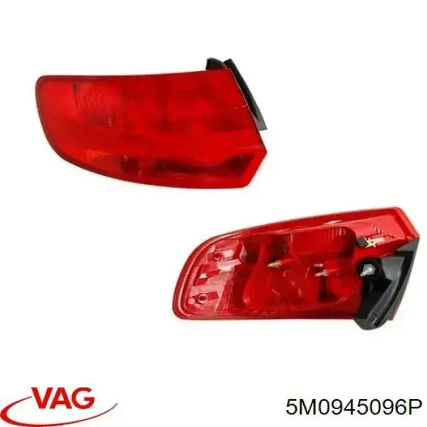 Ліхтар задній правий, зовнішній VAG 5M0945096P ціна, від 100.00 USD