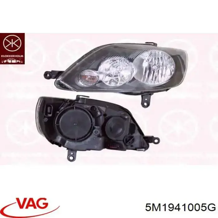 Купити 5M1941005G VAG Основна фара в зборі ліва