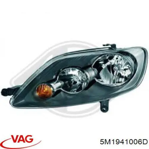 Купити 5M1941006D VAG Права блок фара