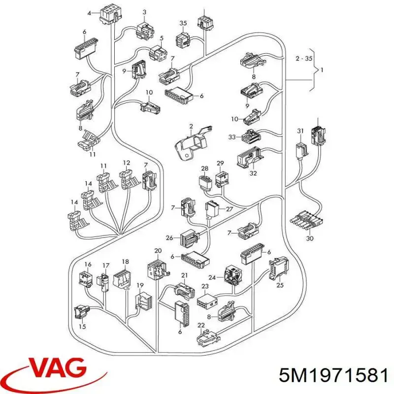 Купити 5M1971581 VAG 