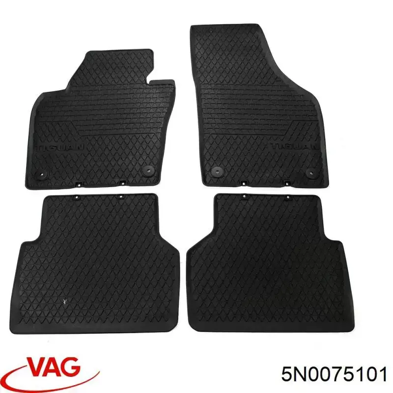 Купити 5N0075101 VAG Бризковики задніх коліс