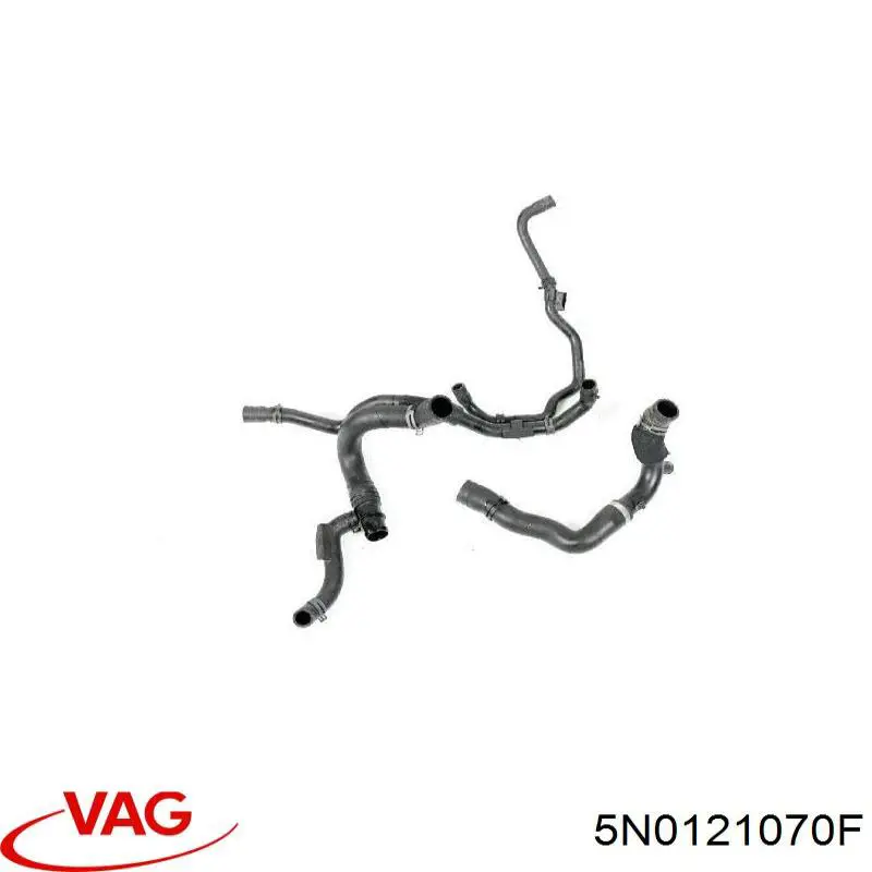 Шланг/патрубок системи охолодження VAG 5N0121070F ціна, від 8.24 USD