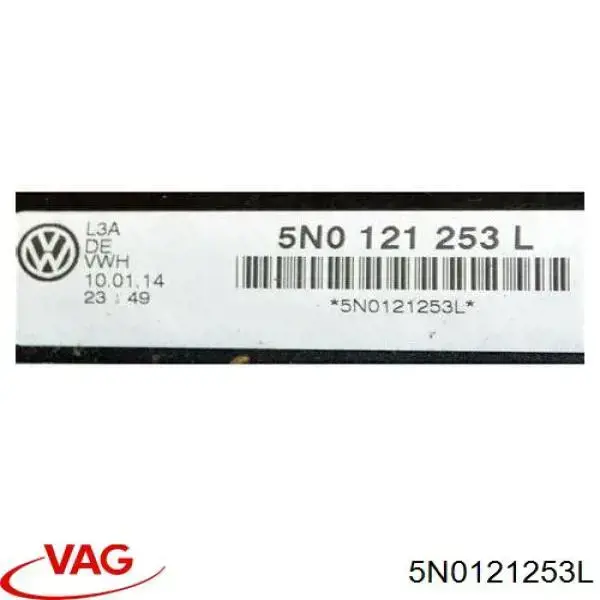 Купити 5N0121253L VAG Радіатор двигуна