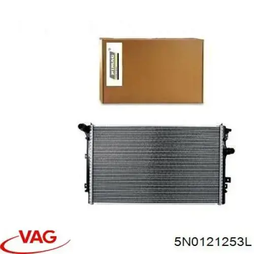 Радіатор 5N0121253L VAG