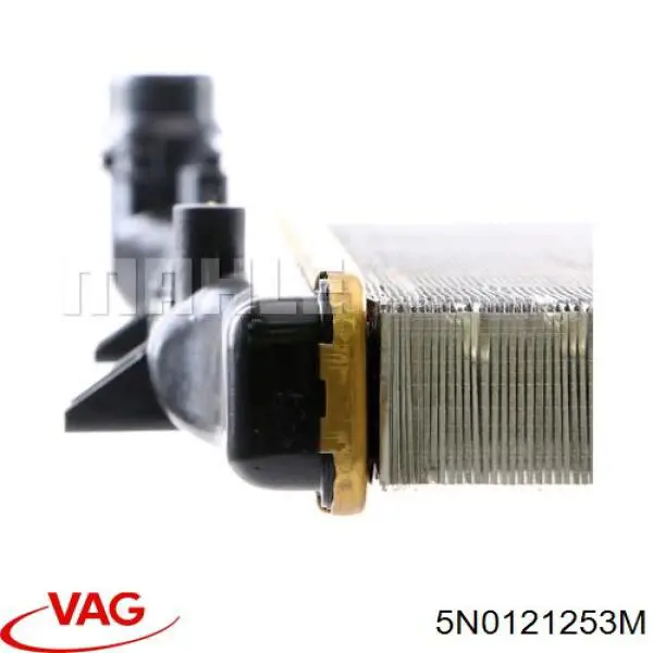 5N0121253M VAG радіатор охолодження двигуна