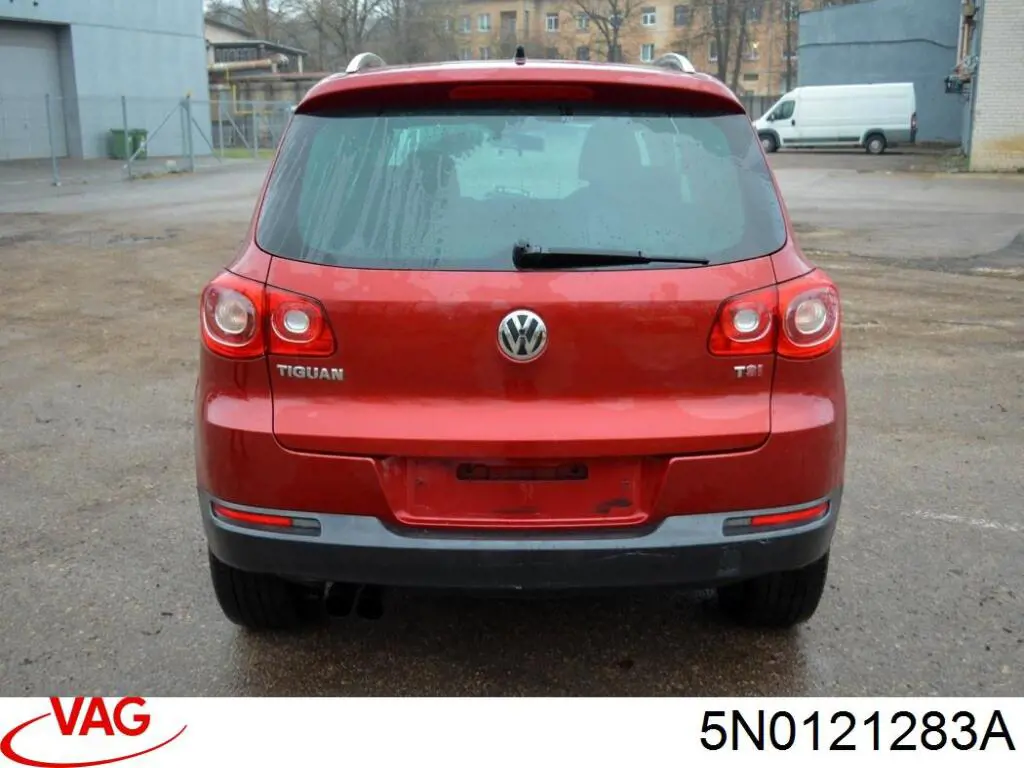 Повітропровід (дефлектор) радіатора, лівий 5N0121283A VAG