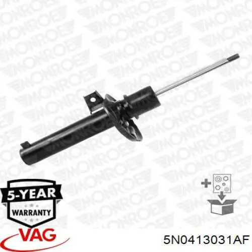 Купити 5N0413031AF VAG Амортизатор передньої підвіски