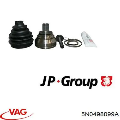 Граната колісна VAG 5N0498099A ціна, від 38.01 USD