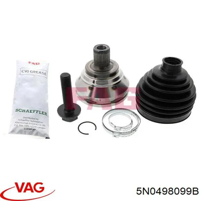 Купити 5N0498099B VAG Шарнір приводу зовнішній