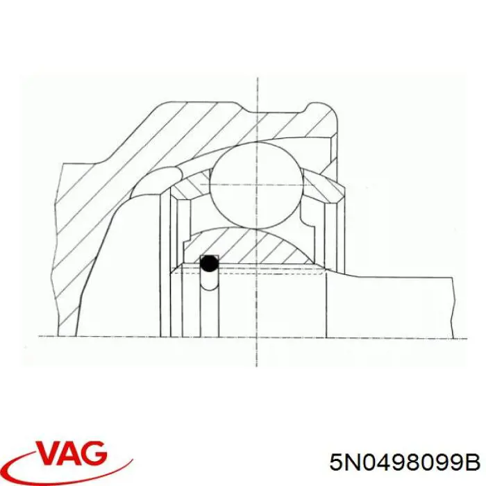 5N0498099B VAG Граната зовнішня