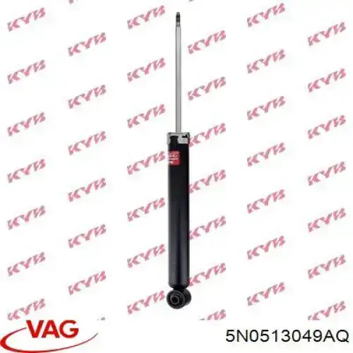 Купити 5N0513049AQ VAG Стійка амортизатора задня