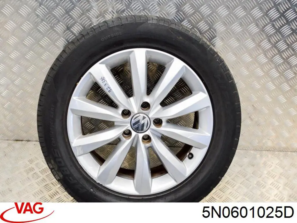 Диски колісні литі (легкосплавні, титанові) VAG 5N0601025D ціна, від 84.65 USD