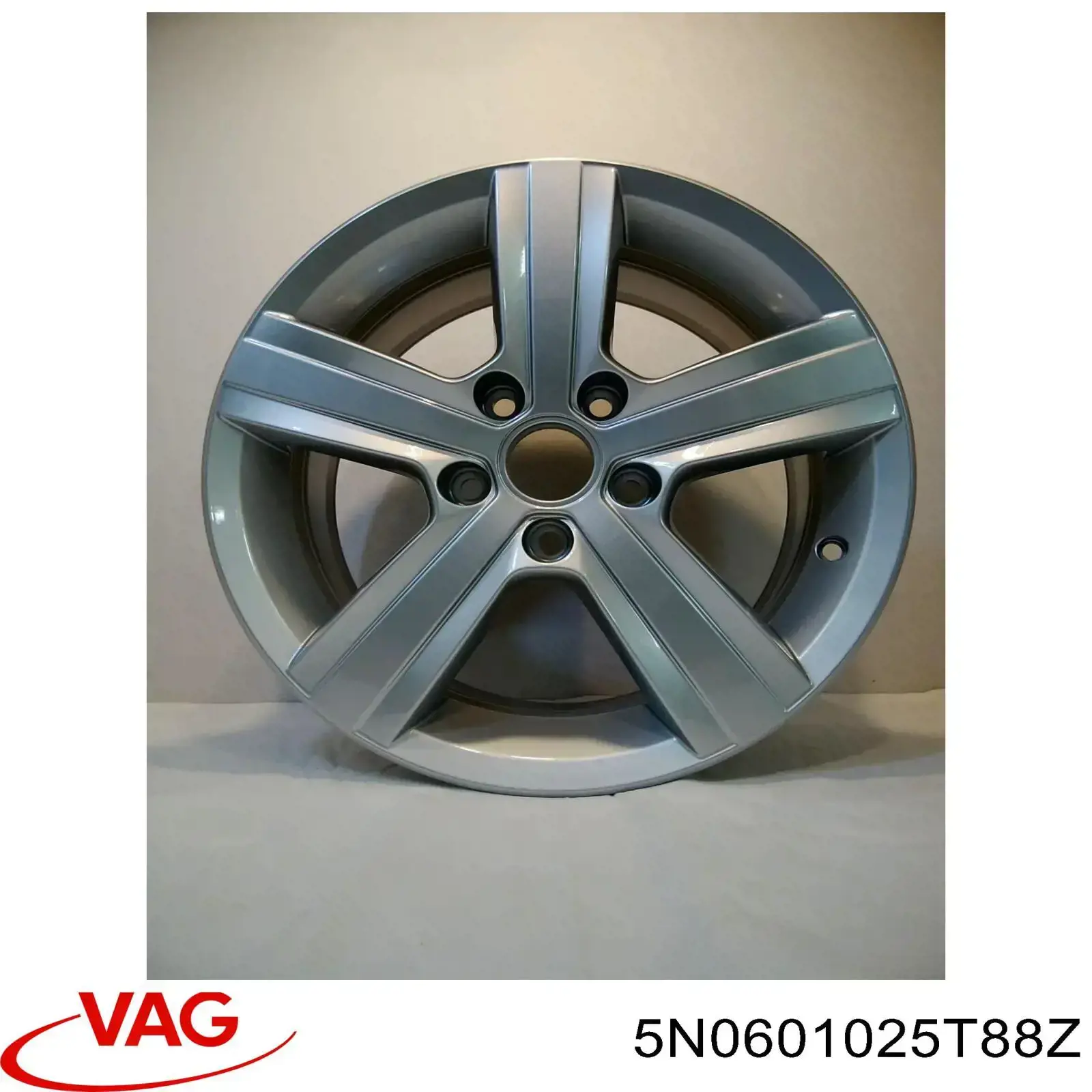 5N0601025T88Z VAG Диски колісні литі (легкосплавні, титанові)
