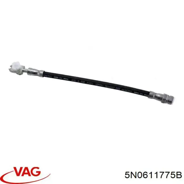 Купити 5N0611775B VAG Шланг гальмівний задній