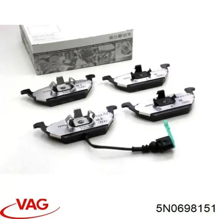 Тормозні колодки VAG 5N0698151