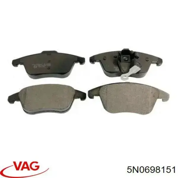 Передні тормозні колодки 5N0698151 VAG