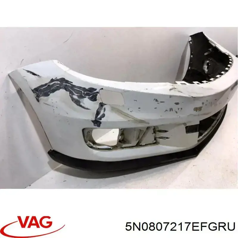 5N0807217EFGRU VAG Бампер передній в зборі