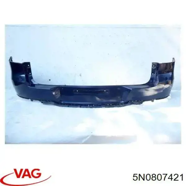 Бампер задній, верхня частина 5N0807421 VAG